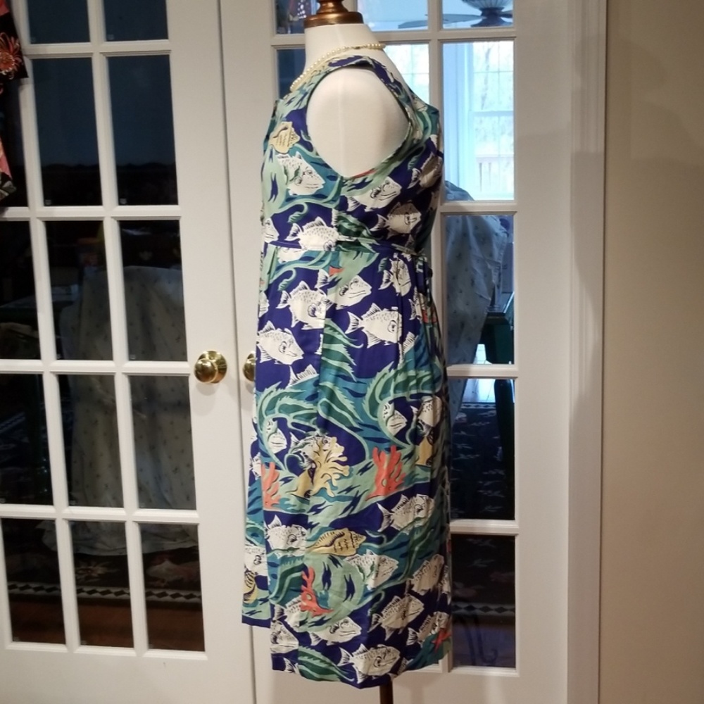💜VINTAGE💜 BLUEWATER WEAR Midi Summer Dress - Picture 3 of 8